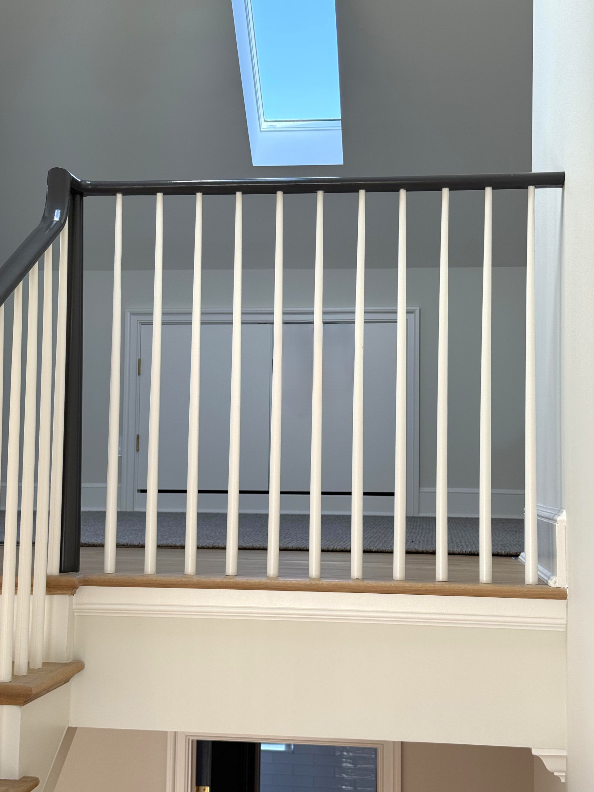 142_Airy Staircase with Over the Post Balustrade, Arlington, VA