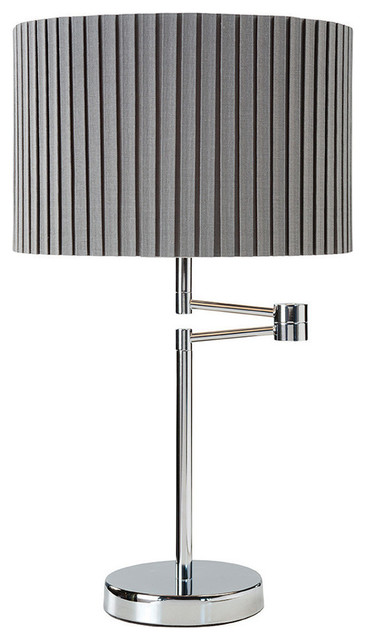 Fenella Table Lamp, Polished Chrome