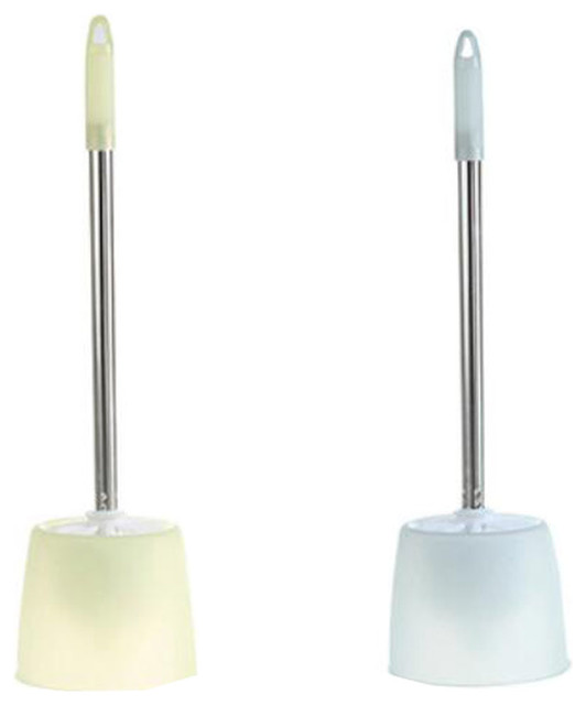 2-Piece Bathroom Cleaning Brushes Toilet Brushes With Holders