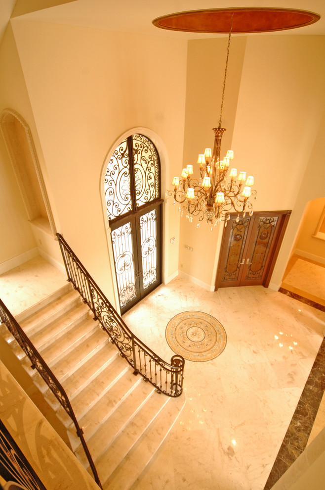 This is an example of a mediterranean entryway in Miami.