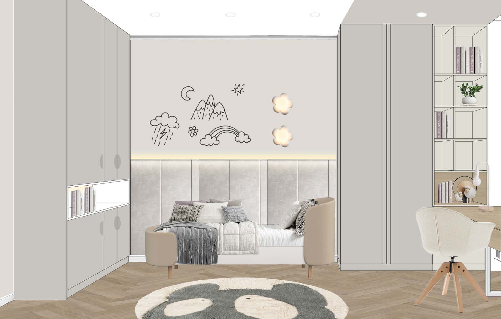 Коллажи квартиры для Алины ЖК Новый Лесснер. 2024