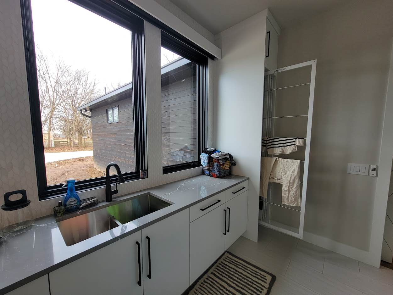 Dreamy blue Laundry Room