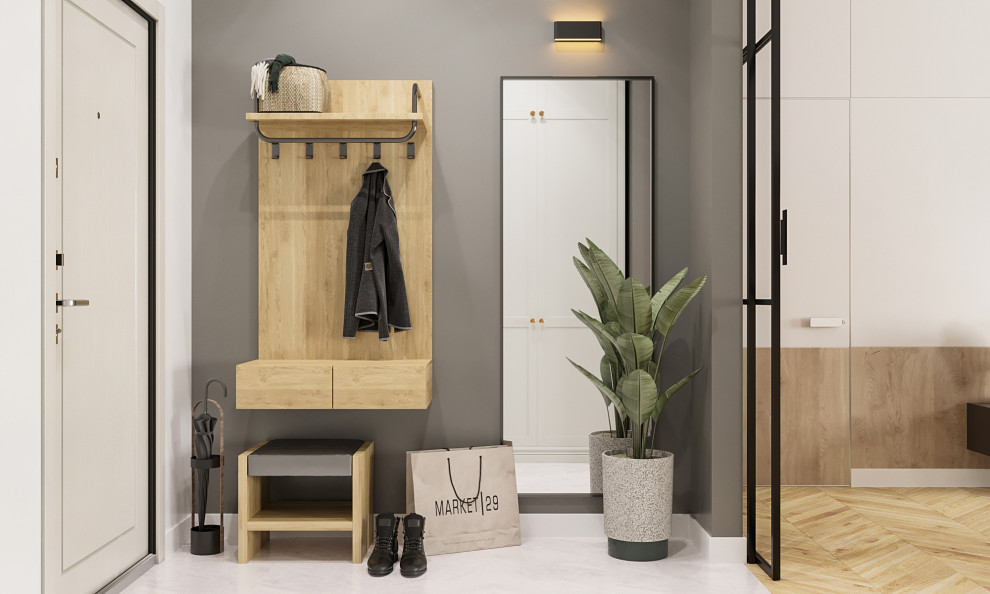 Небольшая квартира в Москве в мужском стиле