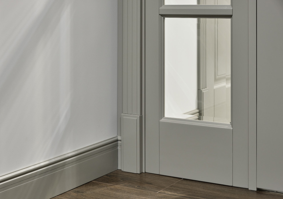 Кантри Ral 7030 в интерьере дома