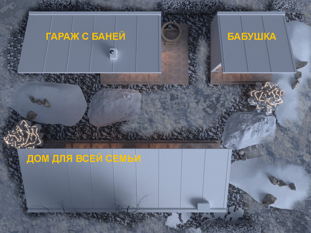 Модульная дача. Проект недорогого дачного дома