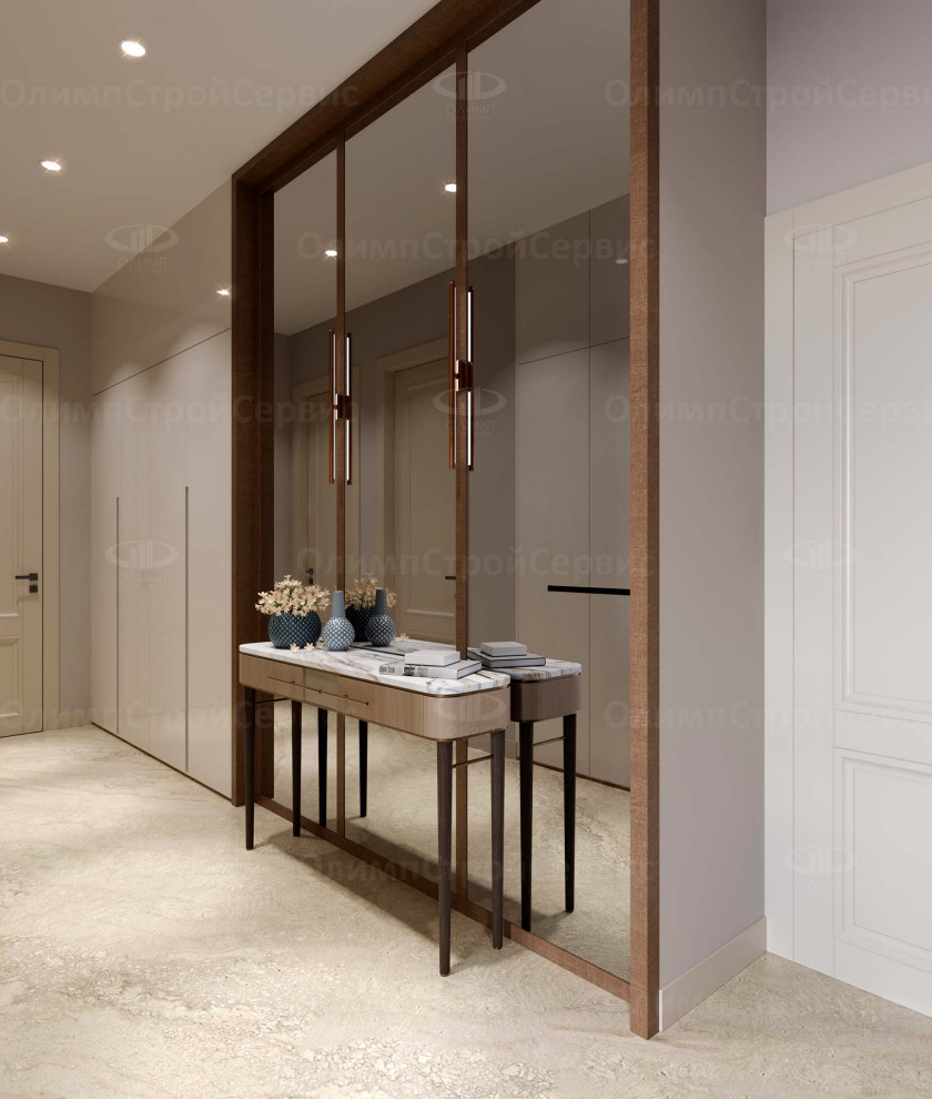 ЖК Румянцево-Парк: дизайн интерьера квартиры 60 кв.м. в современном стиле