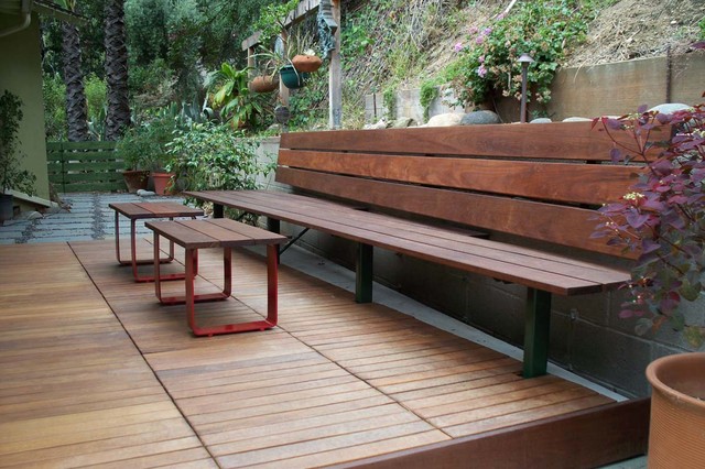 Eagle Rock Backyard contemporary-terrace