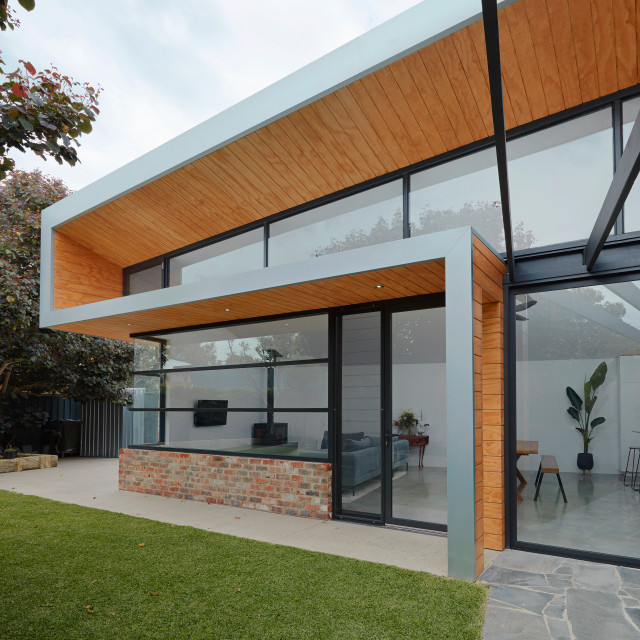 Sharp House modern-fasad