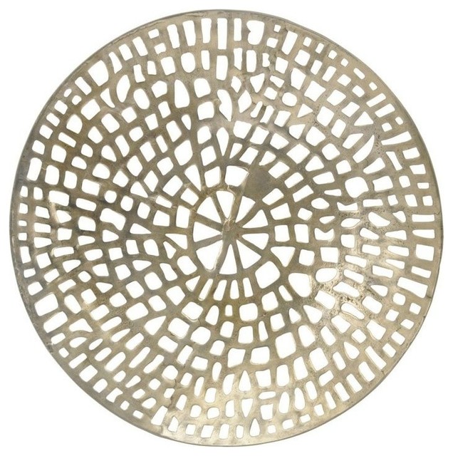 Coral Wall Art, Gold