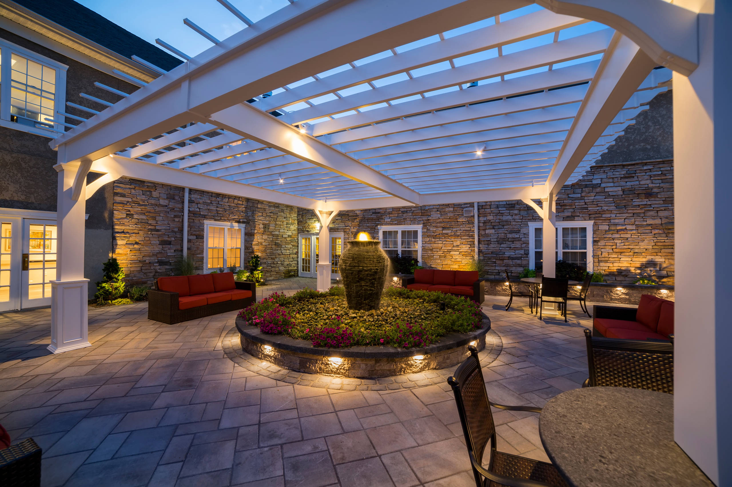 Hamilton NJ Interior Courtyard
