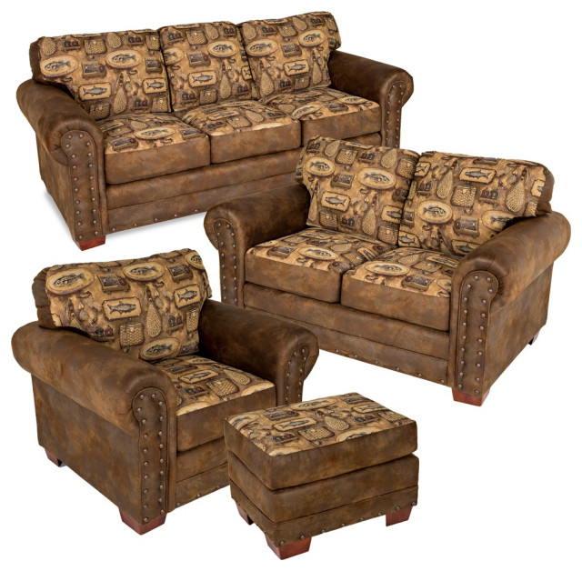 American Furniture Classics Model 850080S River Bend 4Piece Set With