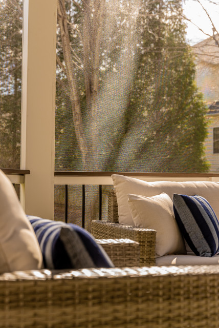 Great Falls Low Maintenance Screened Porch modern-veranda
