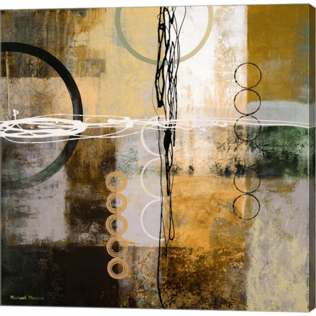 Intersect Ii by Michael Marcon, Canvas Wall Art, 24Wx24H Contemporary