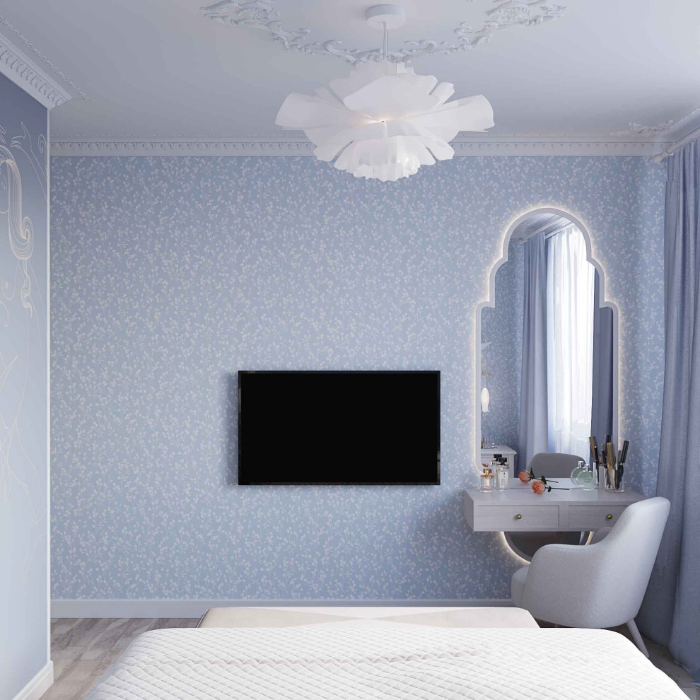 Спальня в стиле Неоклассики с элементами Барокко