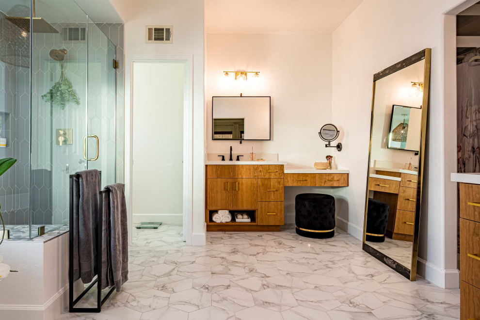 Master Bathroom Remodel - Mission Viejo, CA - Transitional - Bathroom ...