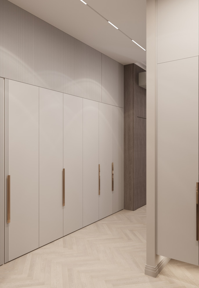 Прихожая-холл в квартире ЖК "Олимпика" г. Екатеринбург