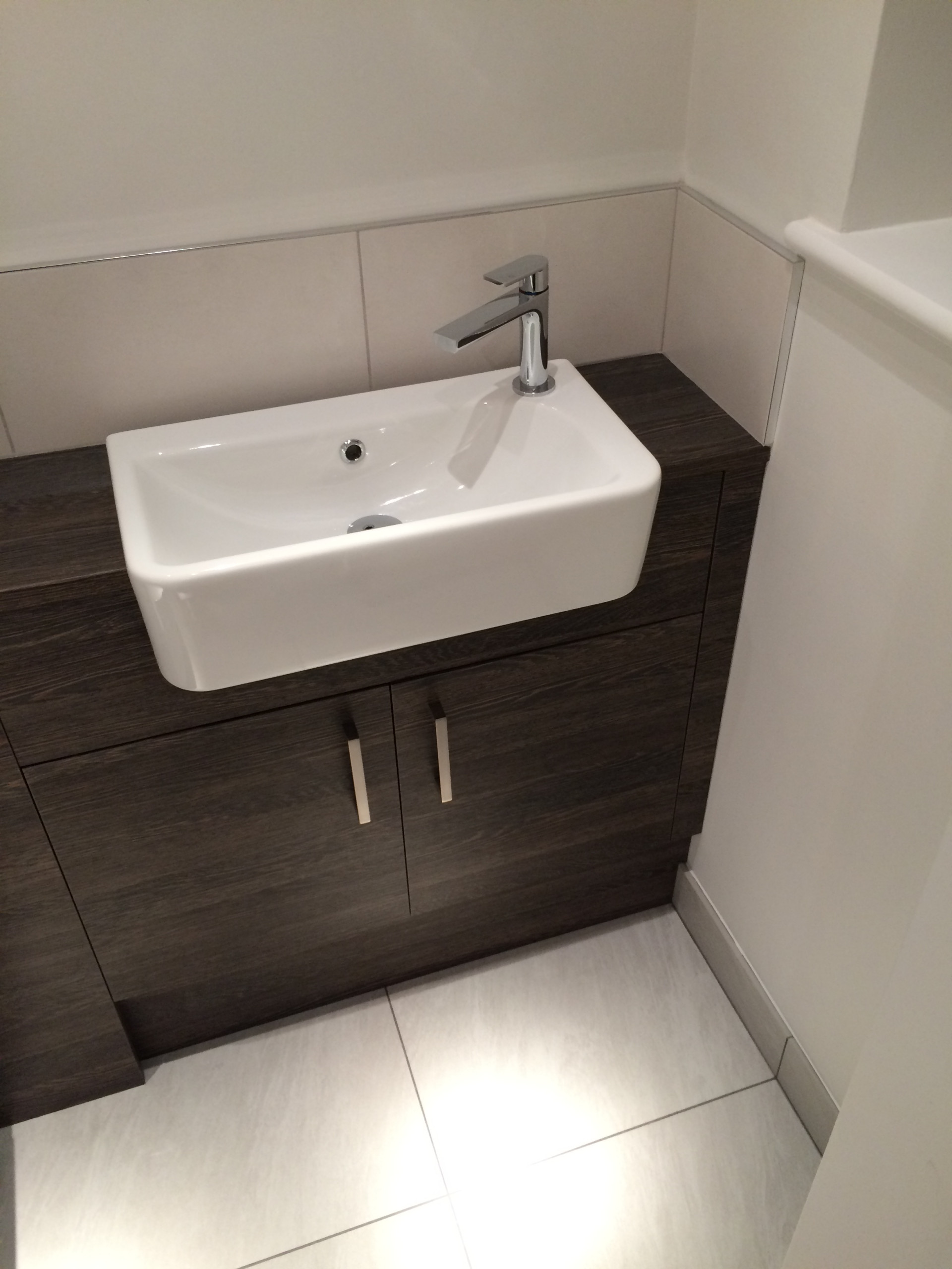 Cloakroom Project in Esher Surrey