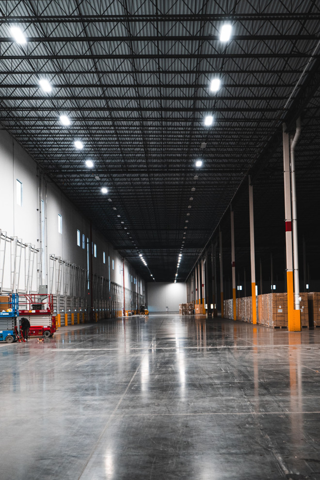 Commercial Space with Censor lighting