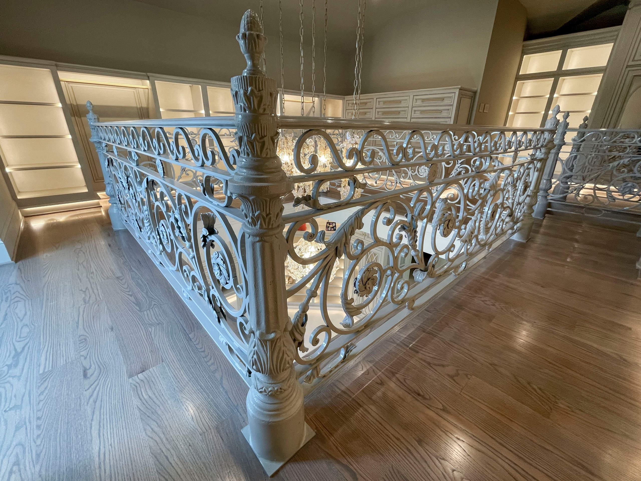 104_Curved Staircases in 18th Century French Inspired Mansion, Mclean VA 22101