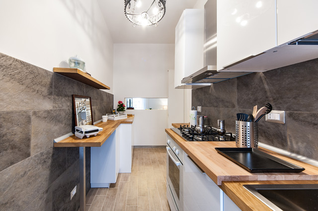 Kitchen contemporaneo-cocina