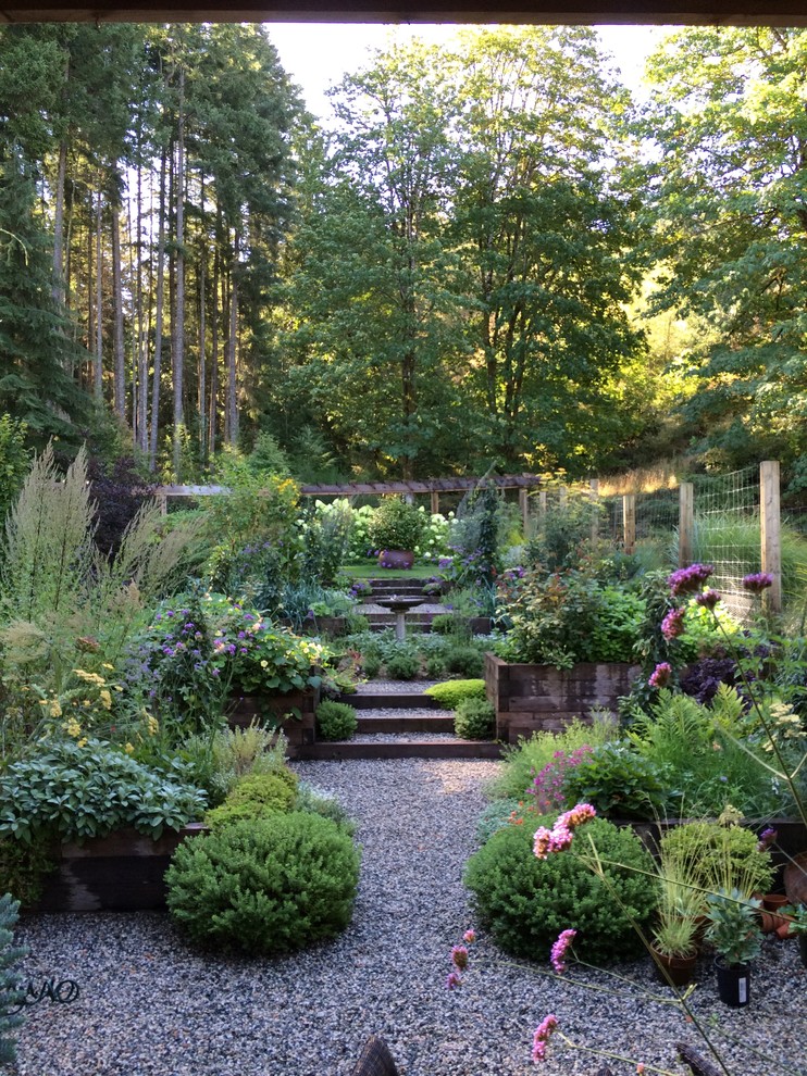 Traditional garden in Vancouver.