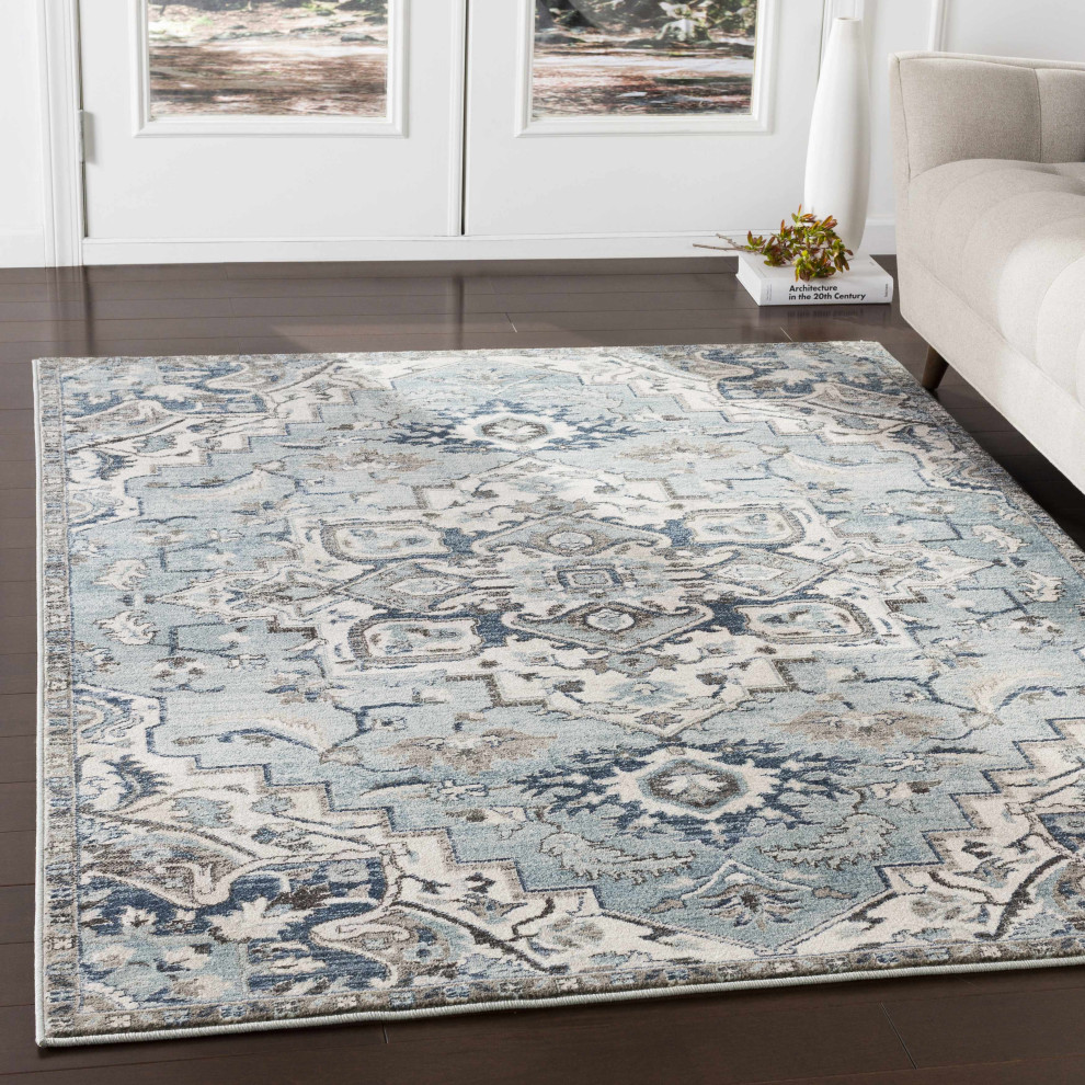 Pukwana Updated Traditional  Medallion 2'7" x 4'11" Area Rug