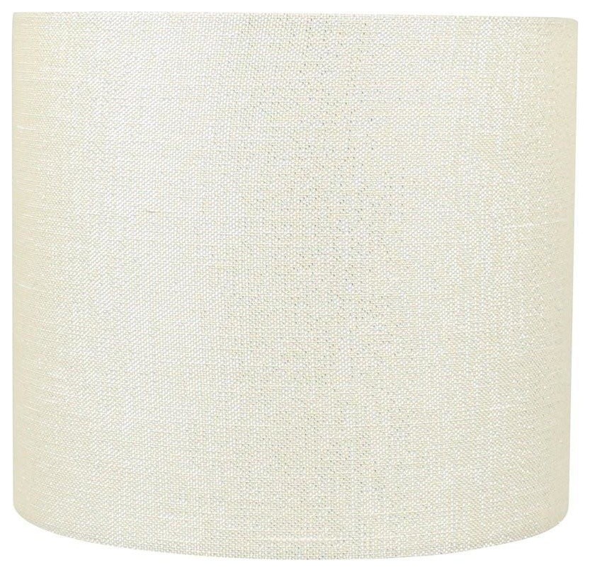 cream fabric lampshade