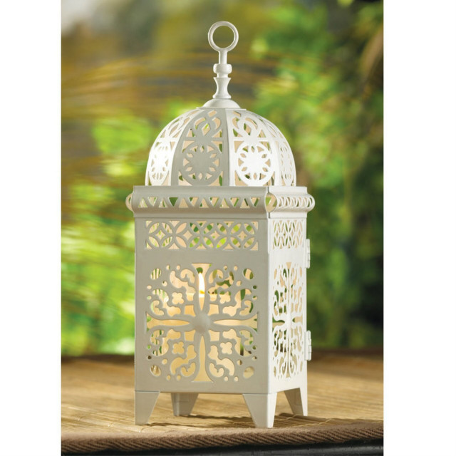 Lot of 2 Moroccan Lantern Tower Temple Candle Holder Wedding Centerpieces 
