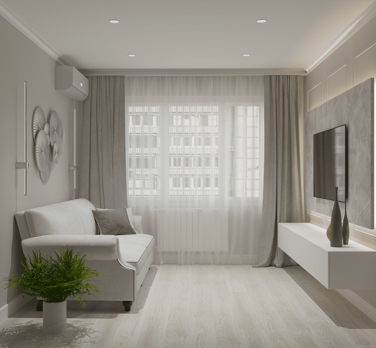 Дизайн квартиры, 56 м2, г. Липецк