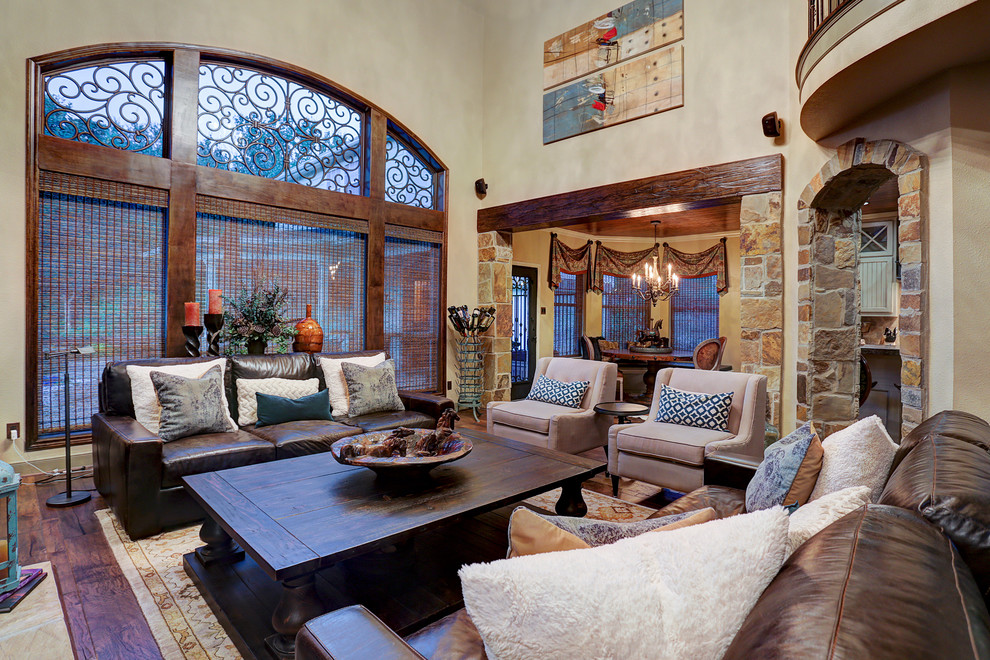 Twin Valley Full Home Design - Rustic - Living Room - Houston - by CM ...