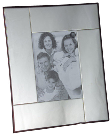 5 x 7 Contemporary Silver Plated Frame
