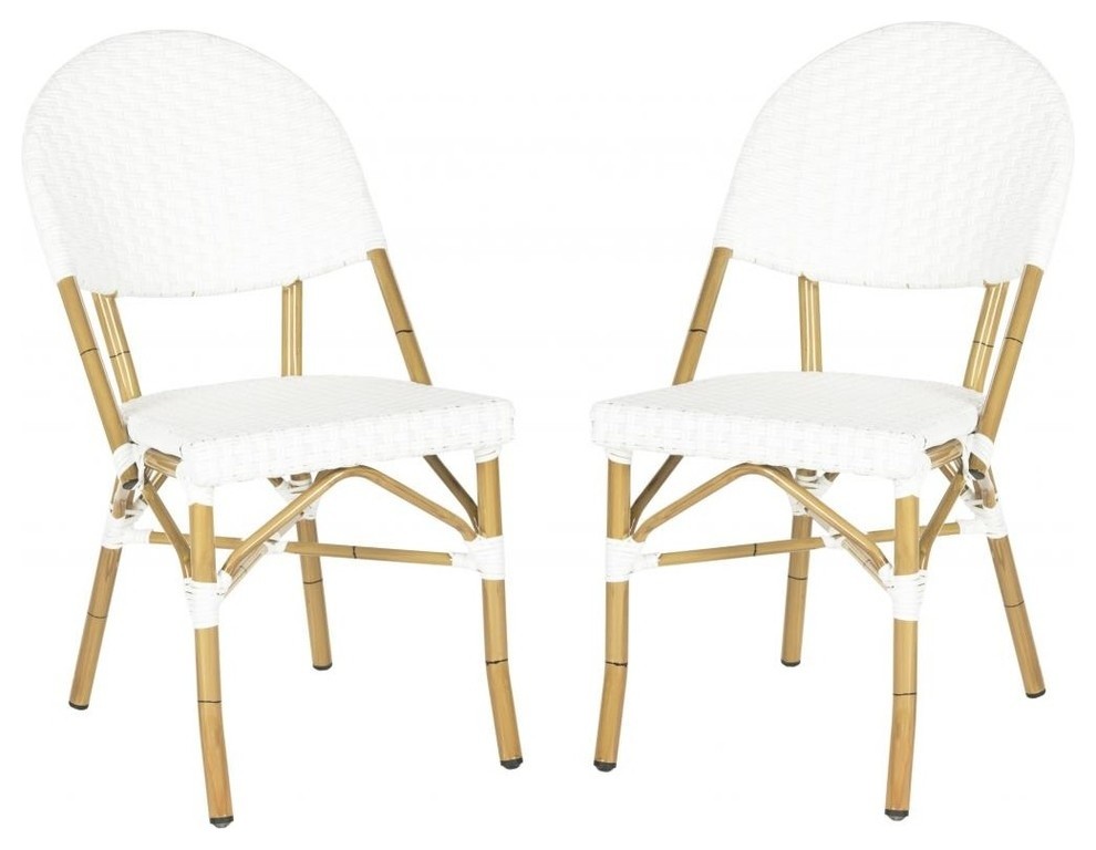 Safavieh Barrow Stacking Indoor/Outdoor Side Chairs, Set of 2 ...
