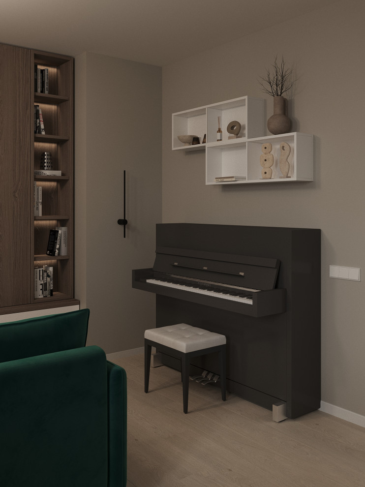 Кухня-гостиная в современном стиле