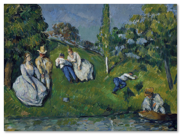 Cezanne 'The Pond' Canvas Art, 32 x 24