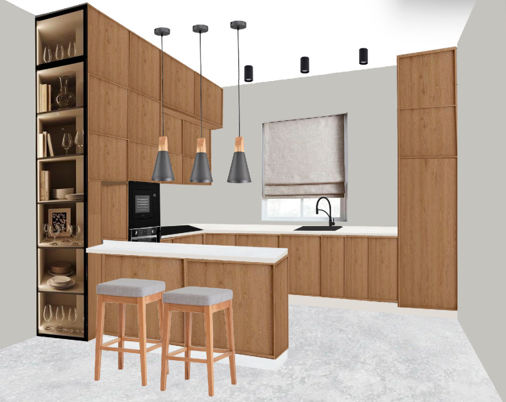 коллажи интерьеров из разных проектов