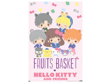 Fruits Basket x Hello Kitty and Friends - Group Wall Poster, 22.375 x 34