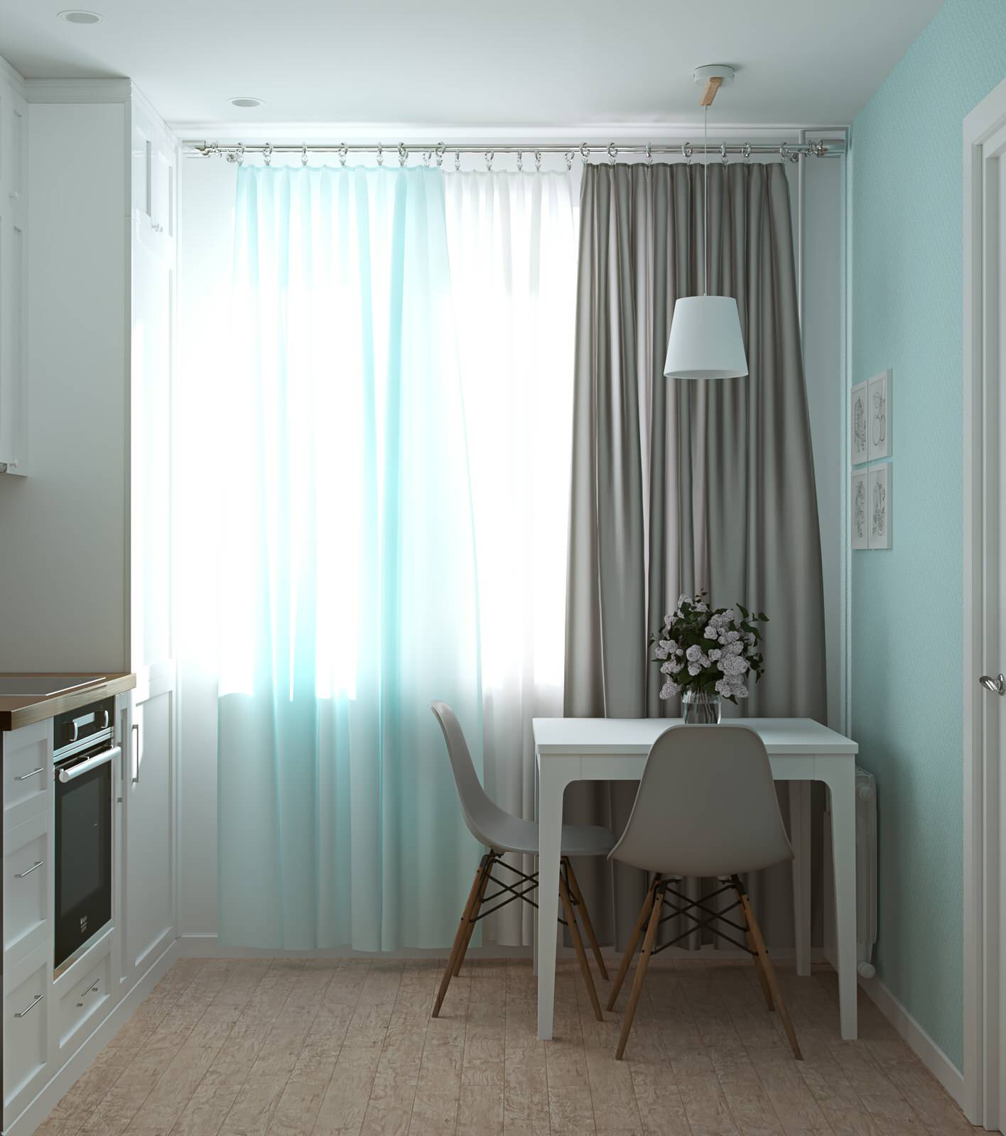 Дизайн проект для молодой девушки.