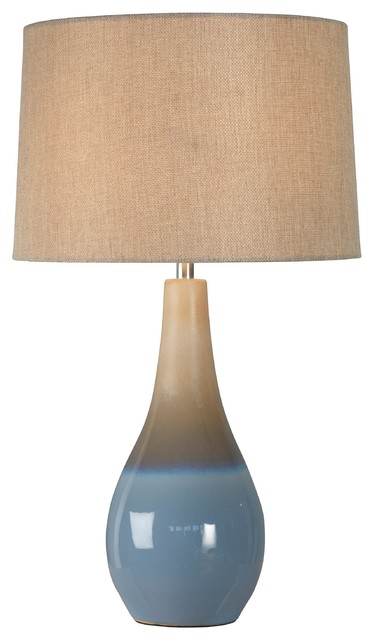Marcin Table Lamp, Sea Blue