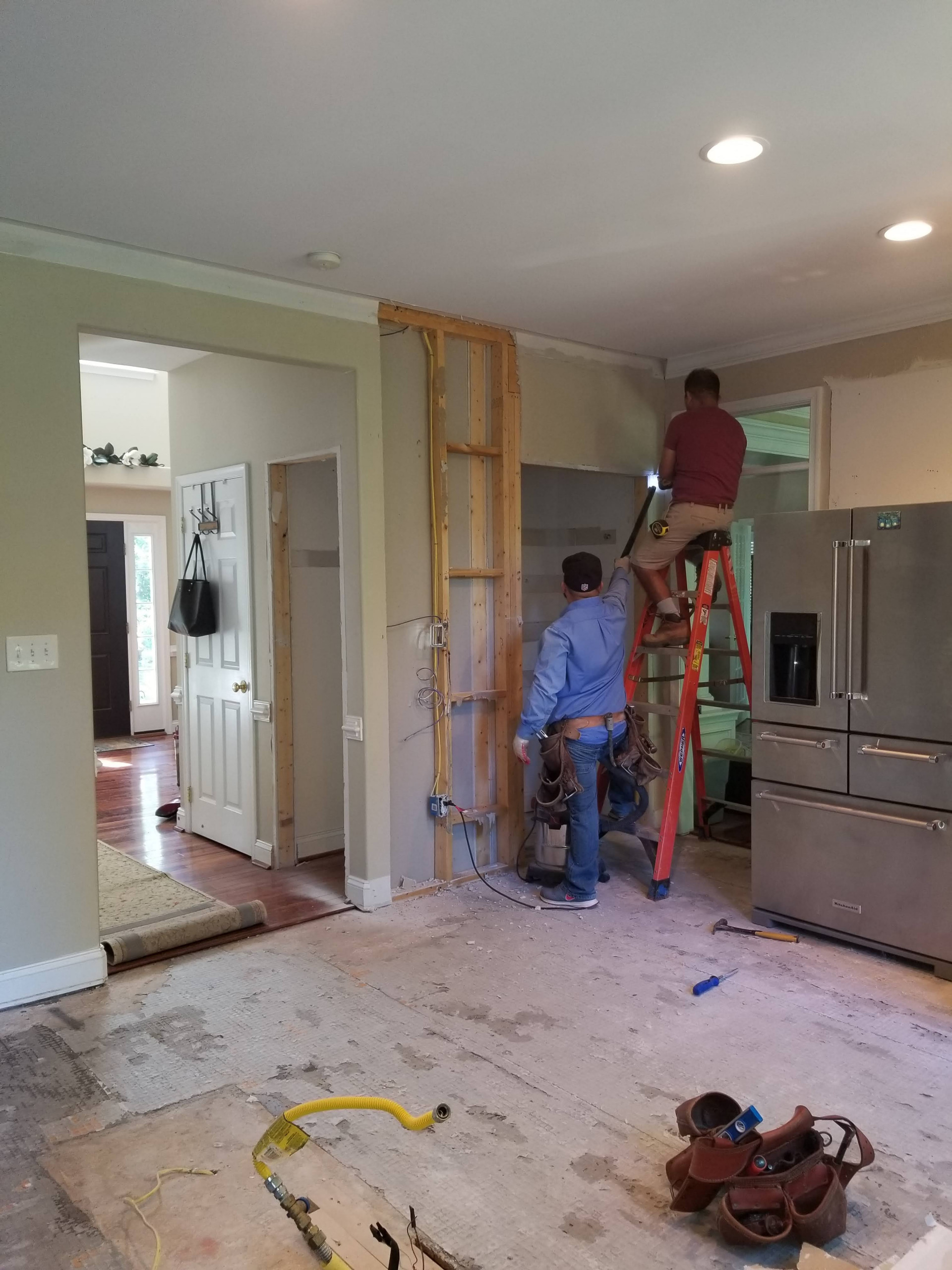Linen Glazed Kitchen Remodel