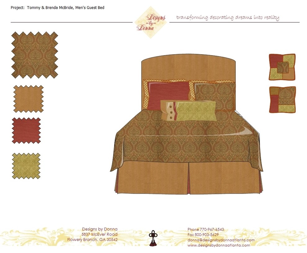 Inspiration for a transitional guest home design remodel in Atlanta