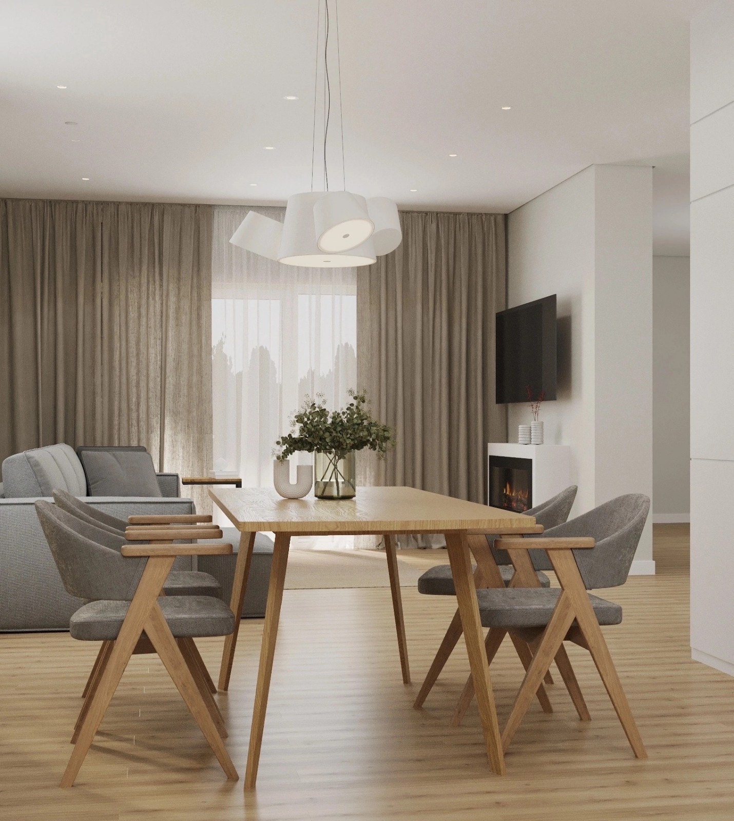 Уютный дом в современном стиле