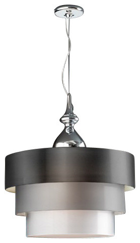 Schuller Sophia 3 Pendant Light, Chrome