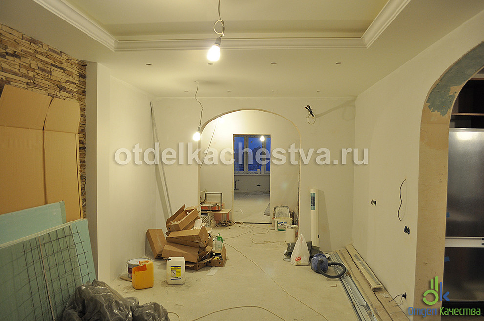 Фотографии "до": Ремонт 4-х комнатной квартиры на пр. Луначарского