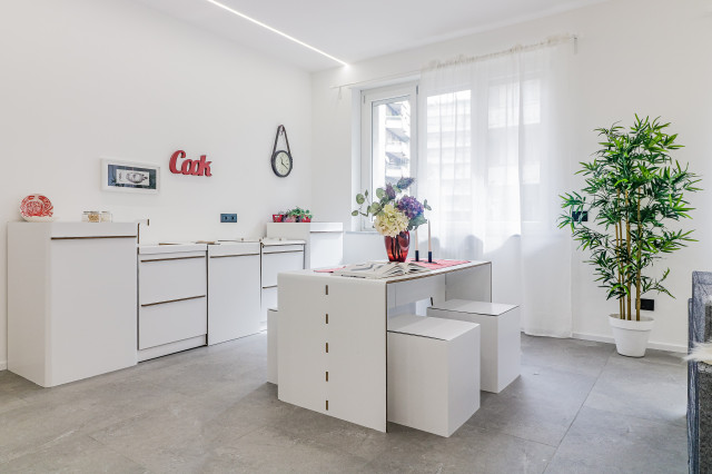 Citt&agrave; studi Milano contemporary-home-office-and-library