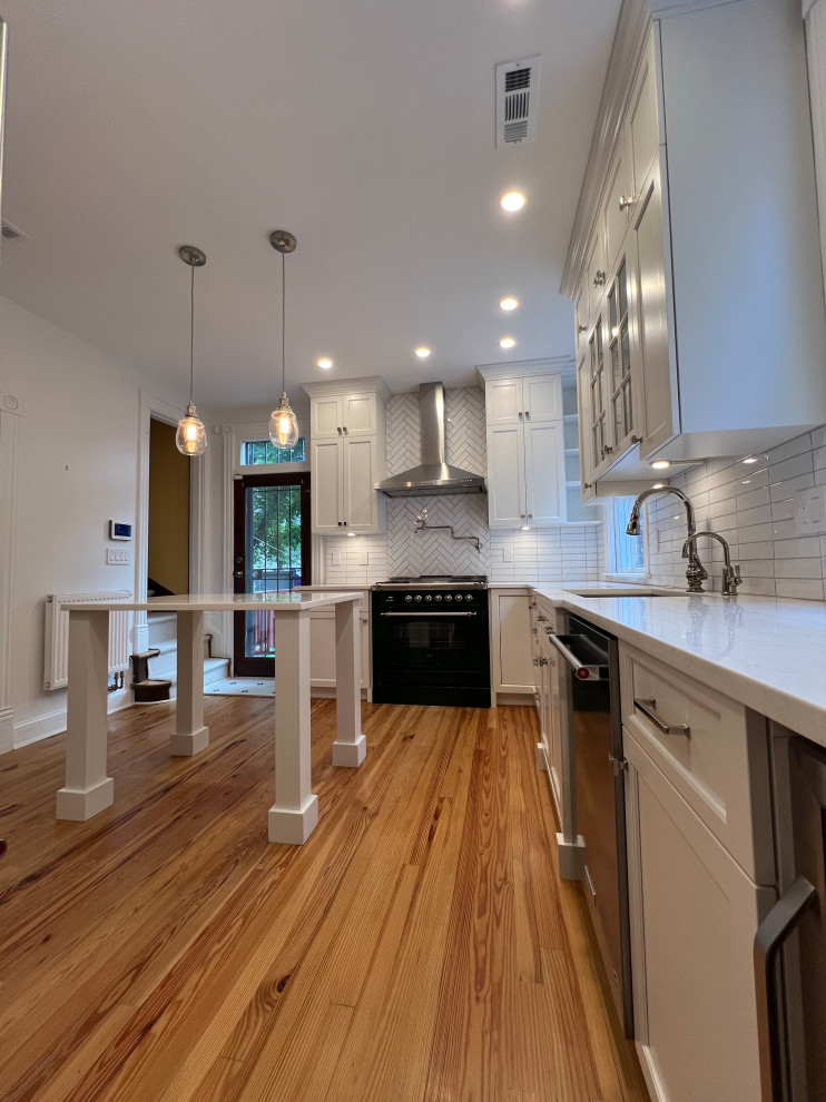 Mt. Pleasant kitchen in NW DC row home