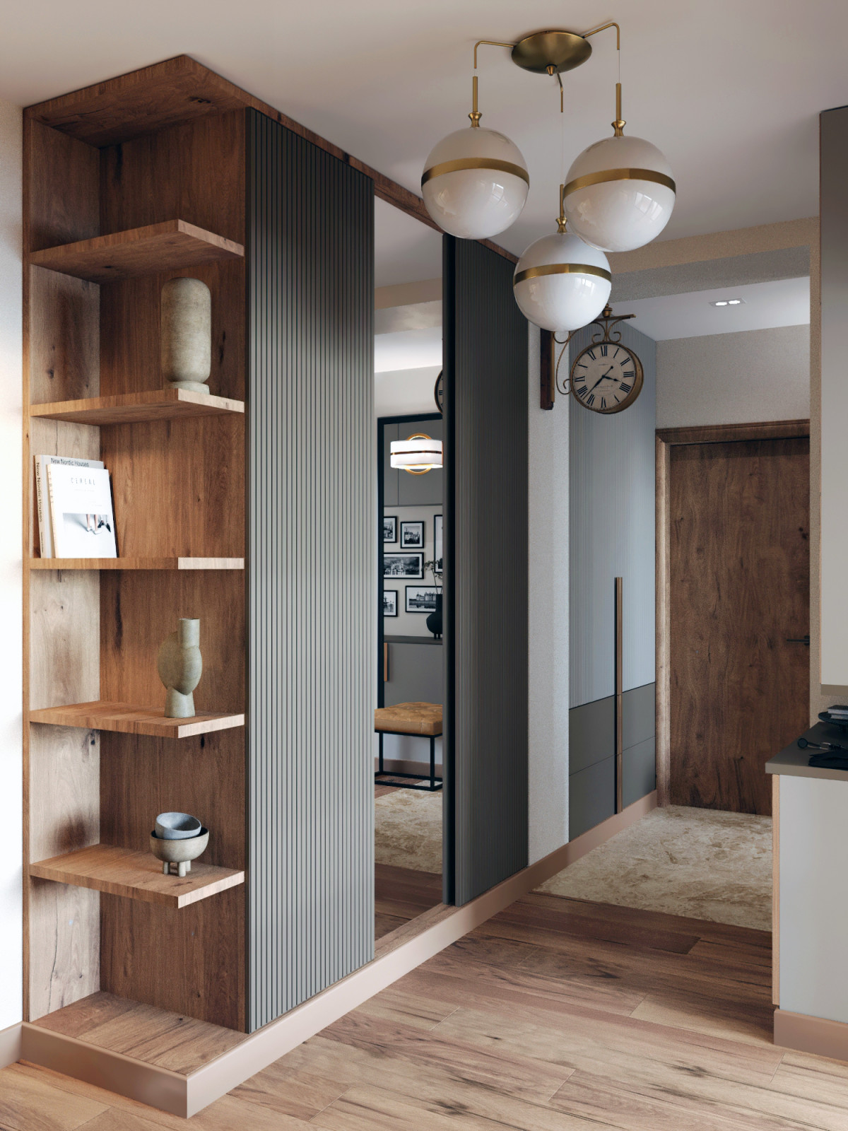 Квартира на Перервинском бульваре (85,25 м2) - СПОНТАННОСТЬ