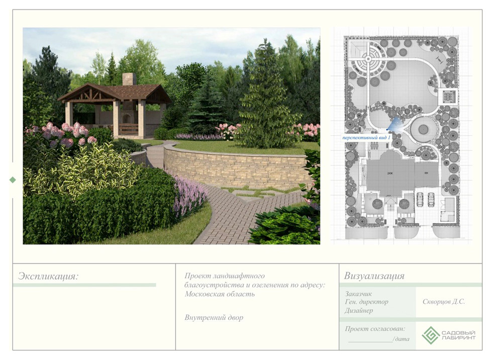 Визуализация точки ландшафтного эскиза 2  - "Фруктовый карнавал"