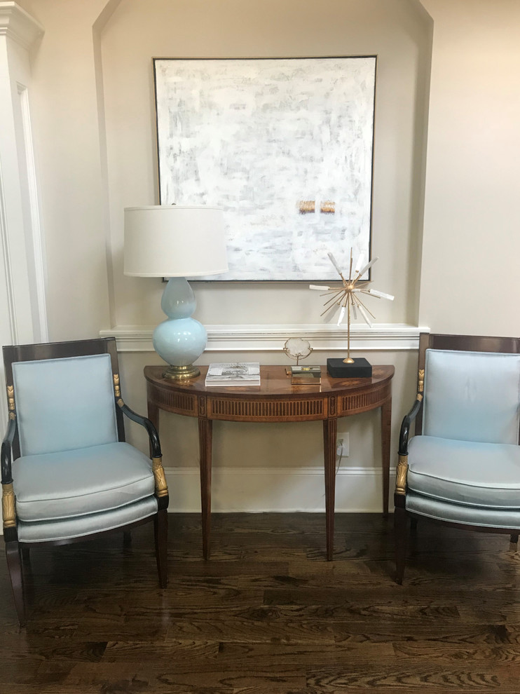 Entryway - transitional entryway idea in Atlanta