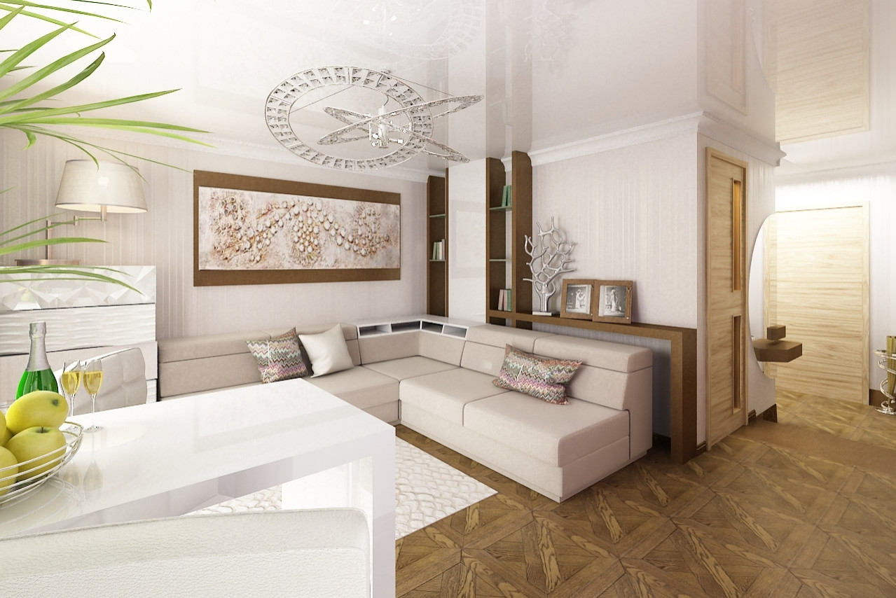 Типовая квартира - студия 1И4, 26 м.кв