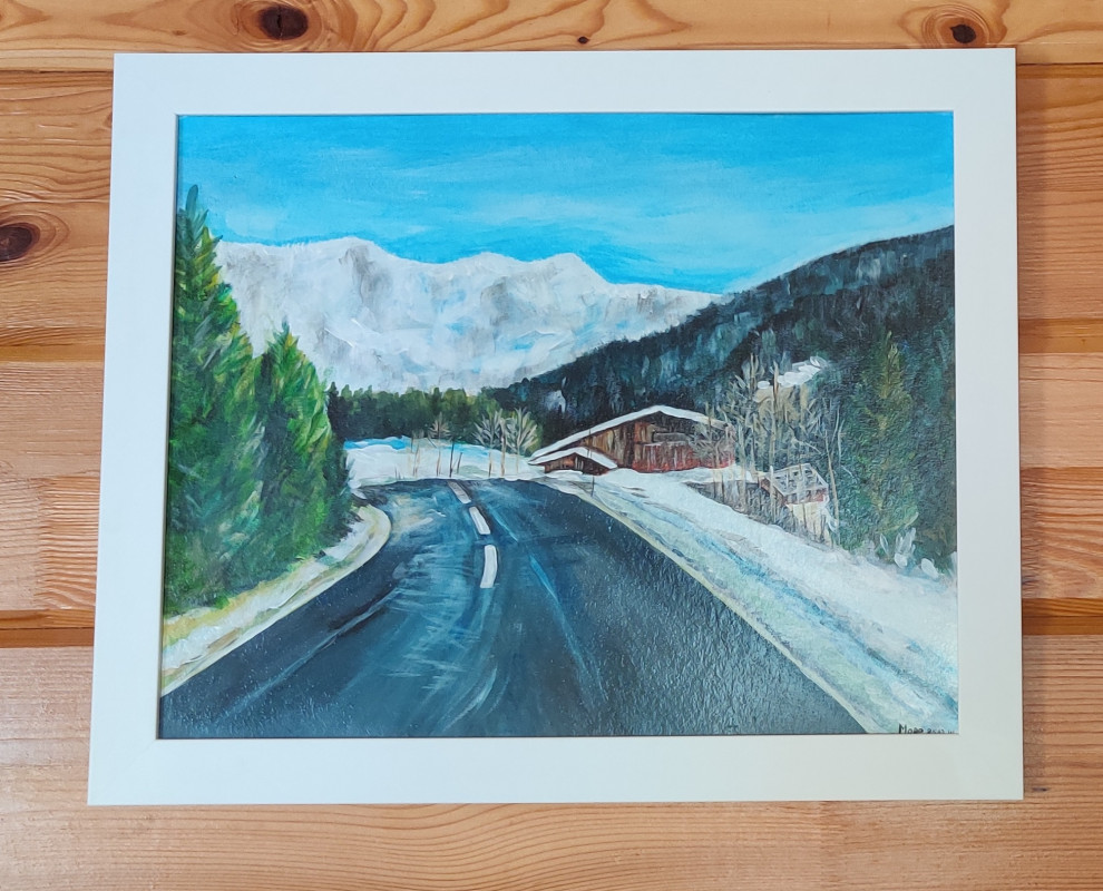 Работы акрилом